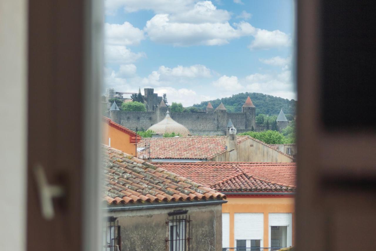 Le Boheme - Netflix - Wifi - Vue Sur La Cite Medievale Et Les Toits Carcassonne Exterior foto